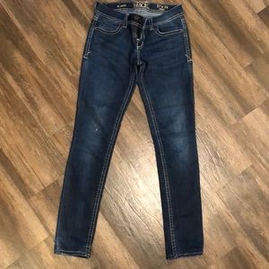 Buckle Black skinny jeans